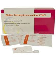 ชุดตรวจสารเสพติด Bioline THC Card 40T (แบบตลับ