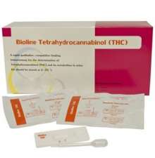ชุดตรวจสารเสพติด Bioline THC Card 40T (แบบตลับ